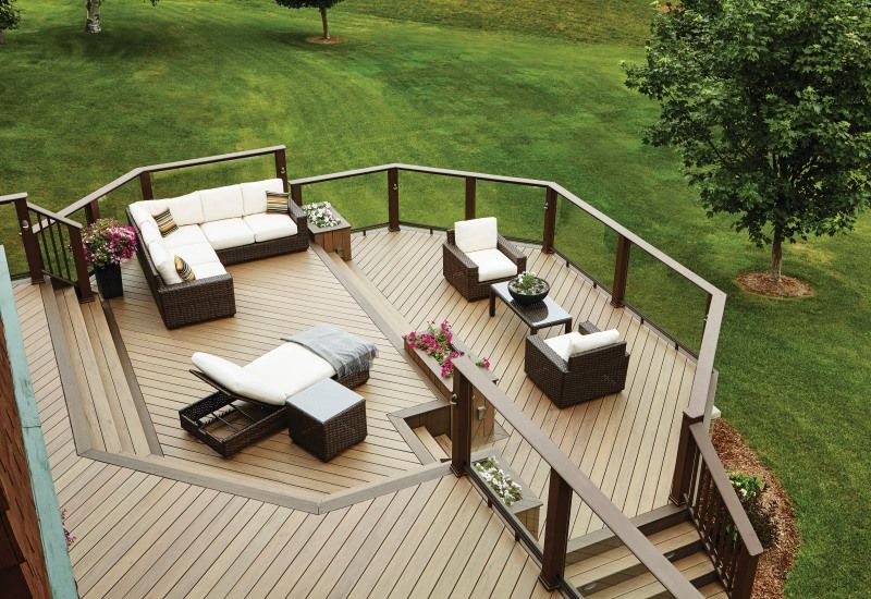 Elevated Deck Outdoor Living Space by SCPC Construction
