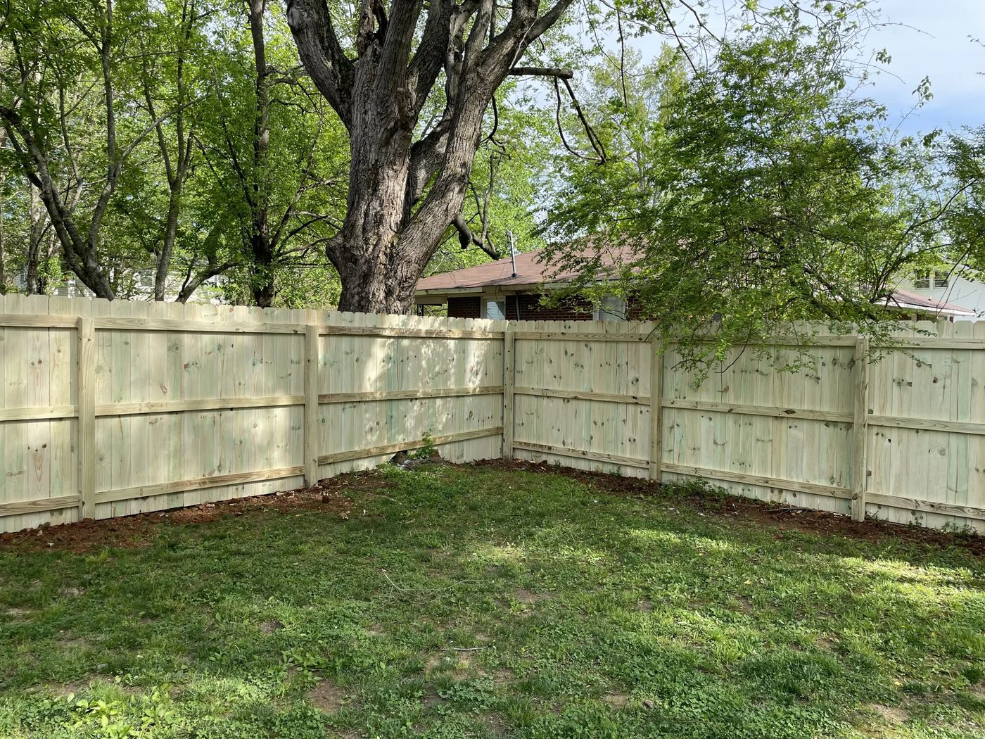 Wood Privacy Fence by SCPC Construction